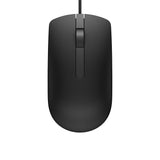 Dell MS116 USB 2.0 Wired Optical Mouse, Black (New)