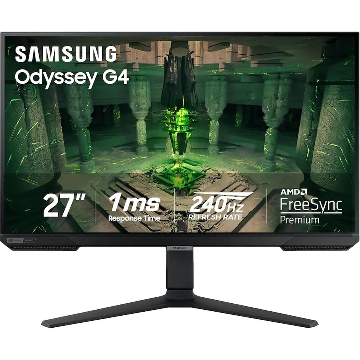 Samsung - 27” Odyssey FHD IPS 240Hz G-Sync Gaming Monitor - Black (Refurbished - Excellent)