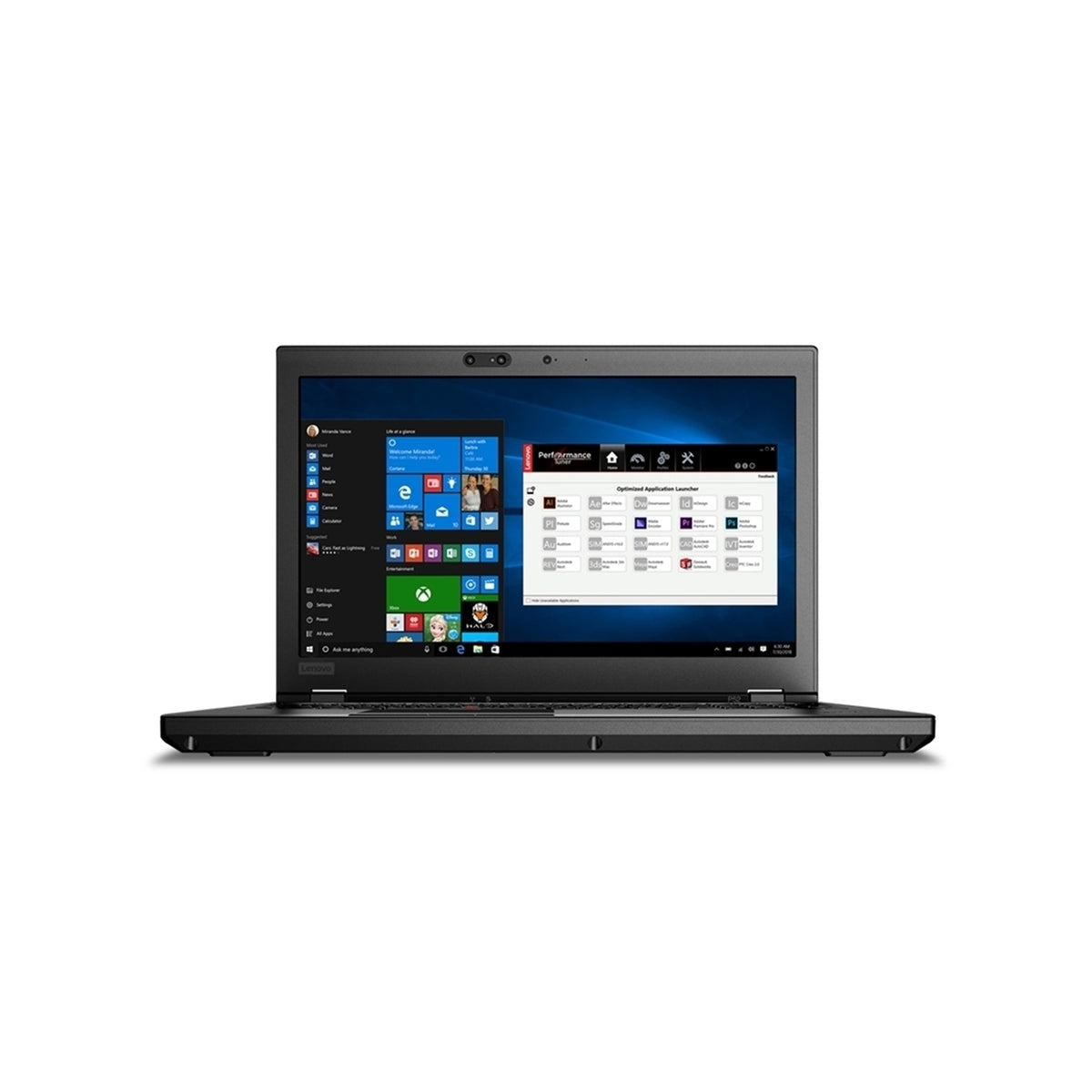 Lenovo ThinkPad P52 15.6" 8GB 512GB SSD Core™ i7-8650U 1.9GHz WIN11H, BLACK (Refurbished - Fair)