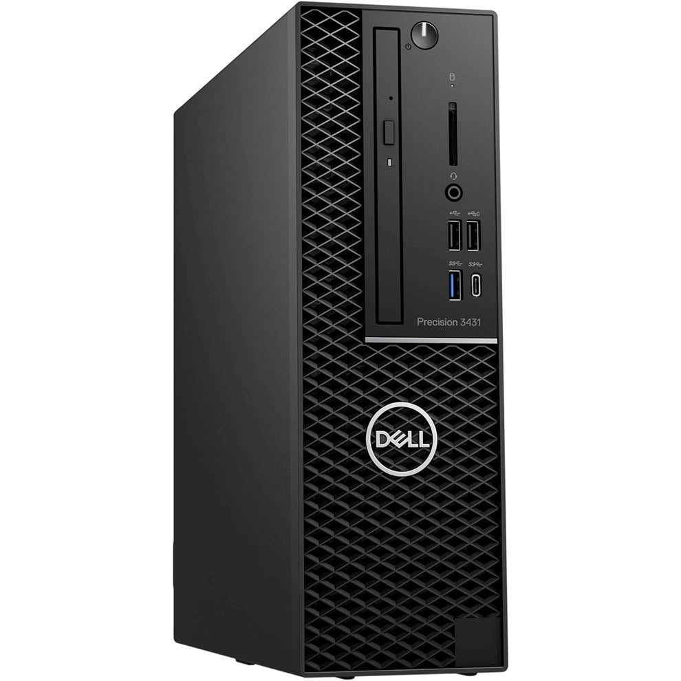 Dell Precision 3431 SFF 8GB 256GB SSD Core™ i7-9700 3.0GHz WIN11P, Black (Refurbished - Fair)