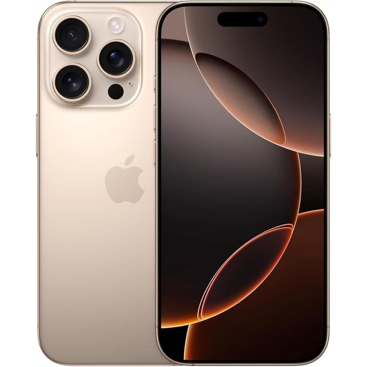 Apple iPhone 16 Pro 128GB 6.3" 5G Unlocked, Desert Titanium (Refurbished - Fair)