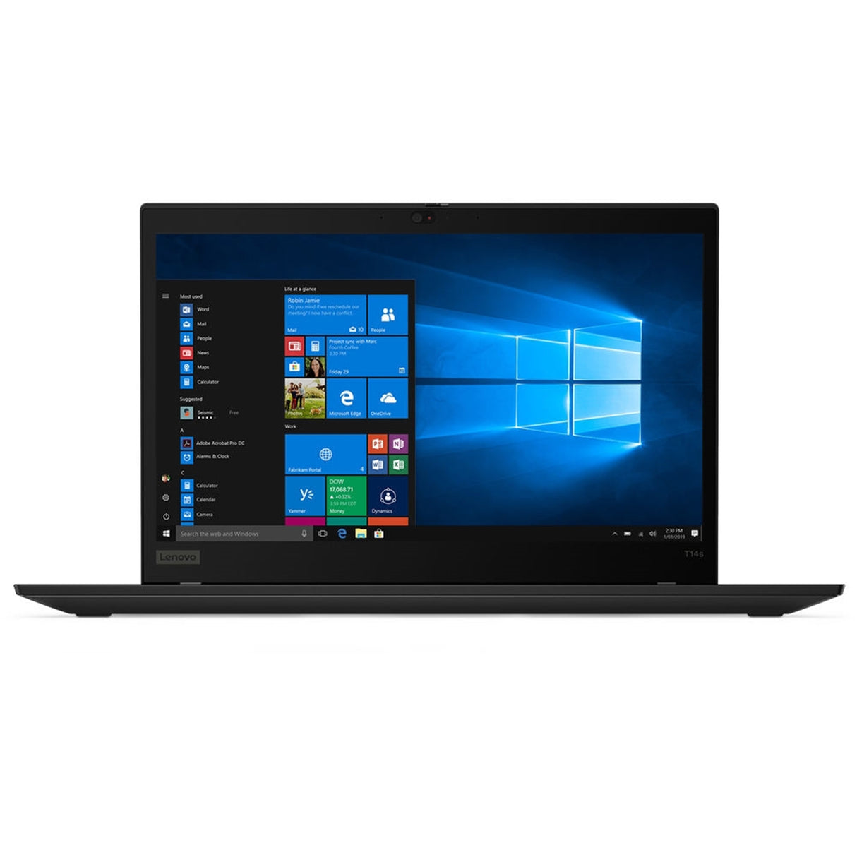 Lenovo ThinkPad T14s Gen 1 14" Touch 16GB 512GB SSD Intel Core™ i7-10610U 1.8GHz WIN11P, Black (Refurbished - Excellent)