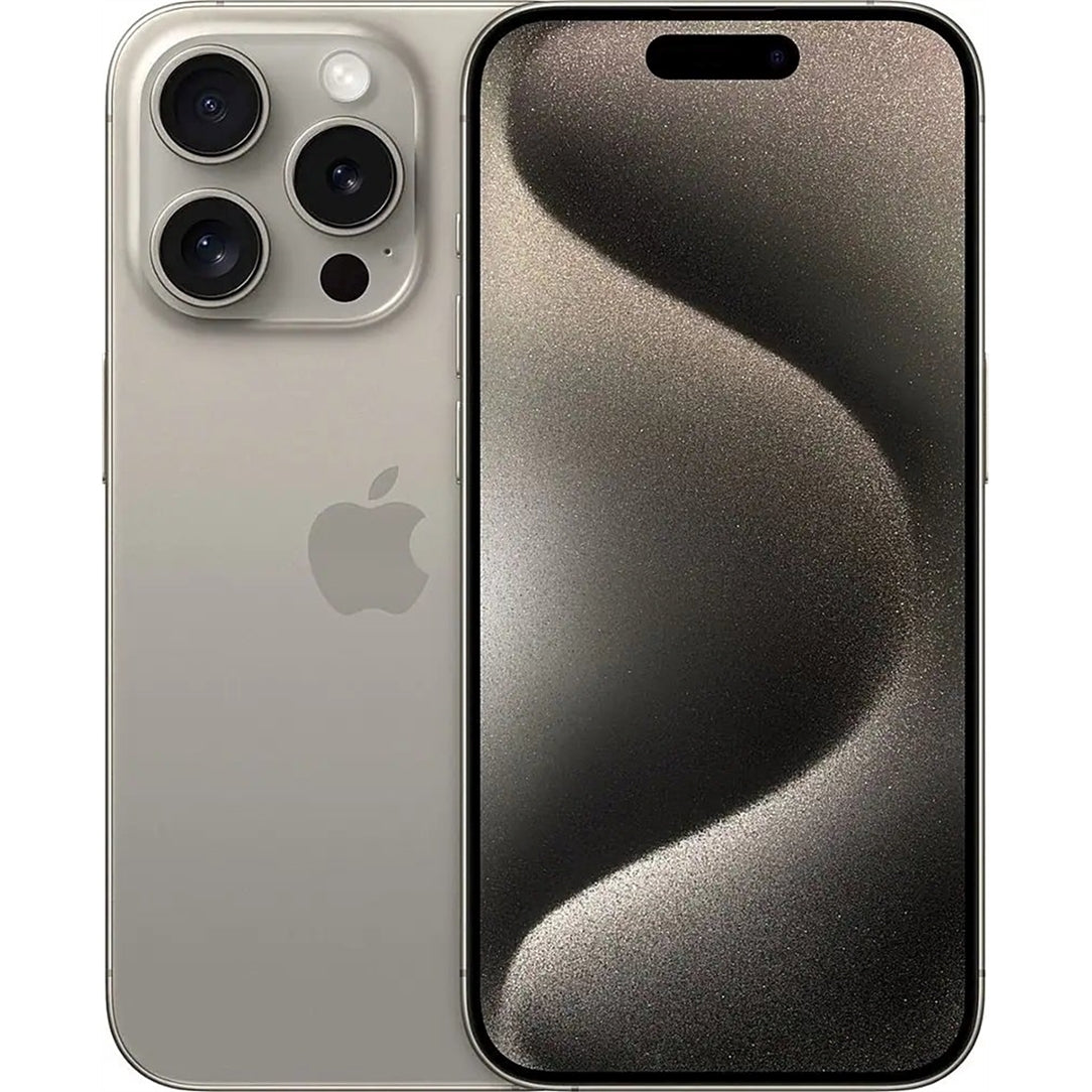 Apple iPhone 15 Pro 128GB 6.1" 5G Unlocked, Natural Titanium (Refurbished - Premium)