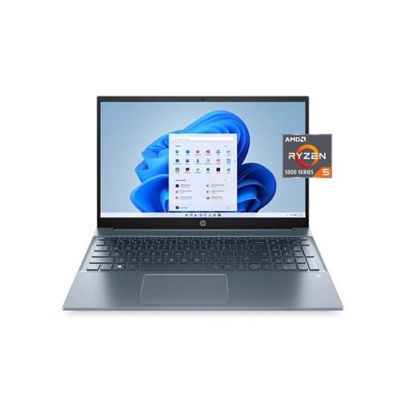 HP Pavilion 15-EH1052WM 15.6" 16GB 512GB SSD AMD Ryzen™ 5 5500U 2.10GHz Win11H, Fog Blue (Refurbished - Fair)