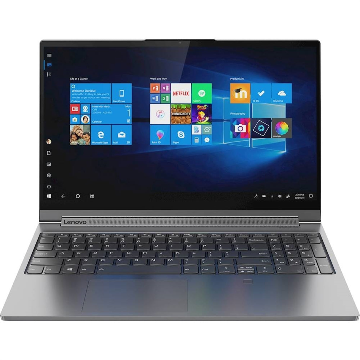 Lenovo Yoga C940-15IRH 15.6" Touch 16GB 256GB SSD Core™ i7-9750H 2.6GHz WIN11H, Silver (Refurbished - Fair)