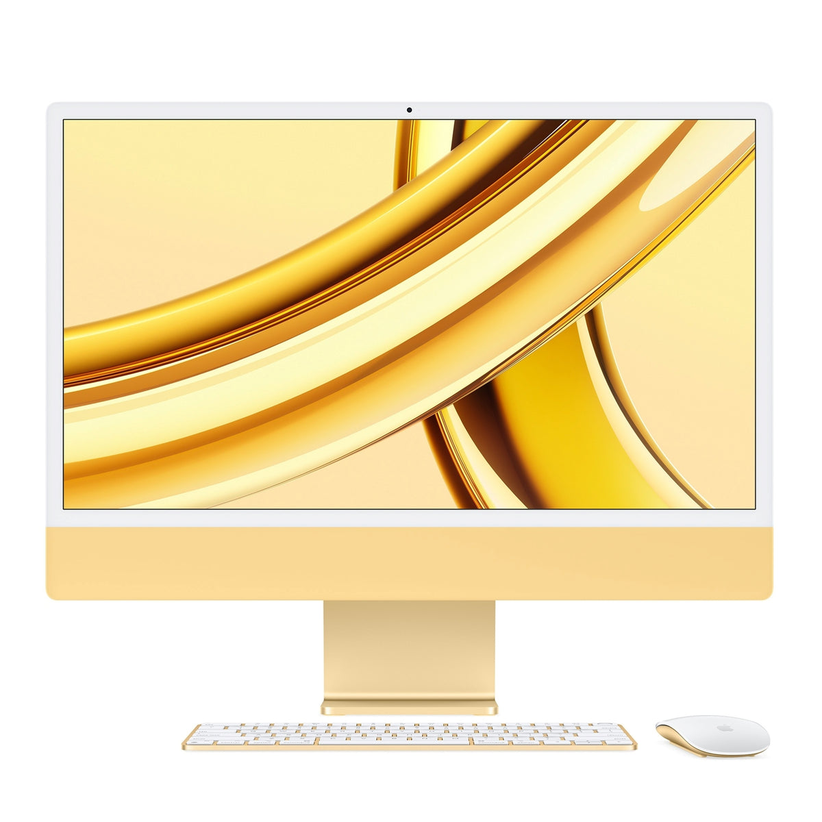 2023 Apple iMac 24" (8GB, 256GB SSD, Apple M3 2.66GHz) Yellow (Refurbished - Fair)