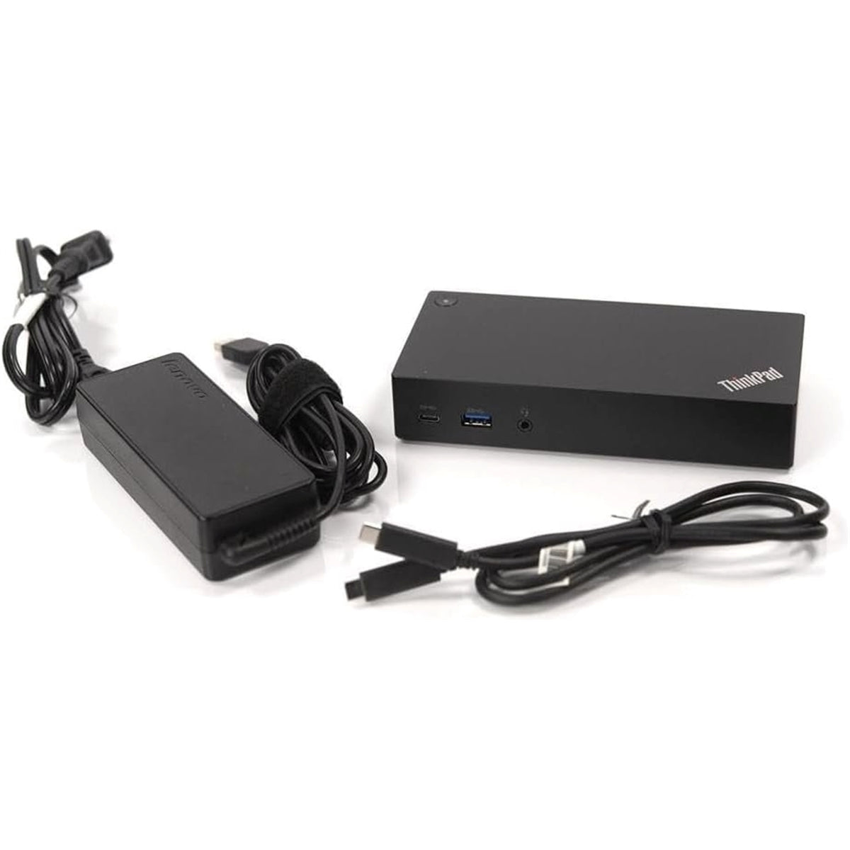 Lenovo ThinkPad USB-C Dock 40A9 with 90W Power Adapter (60W Power Delivery) (Refurbished - Fair)