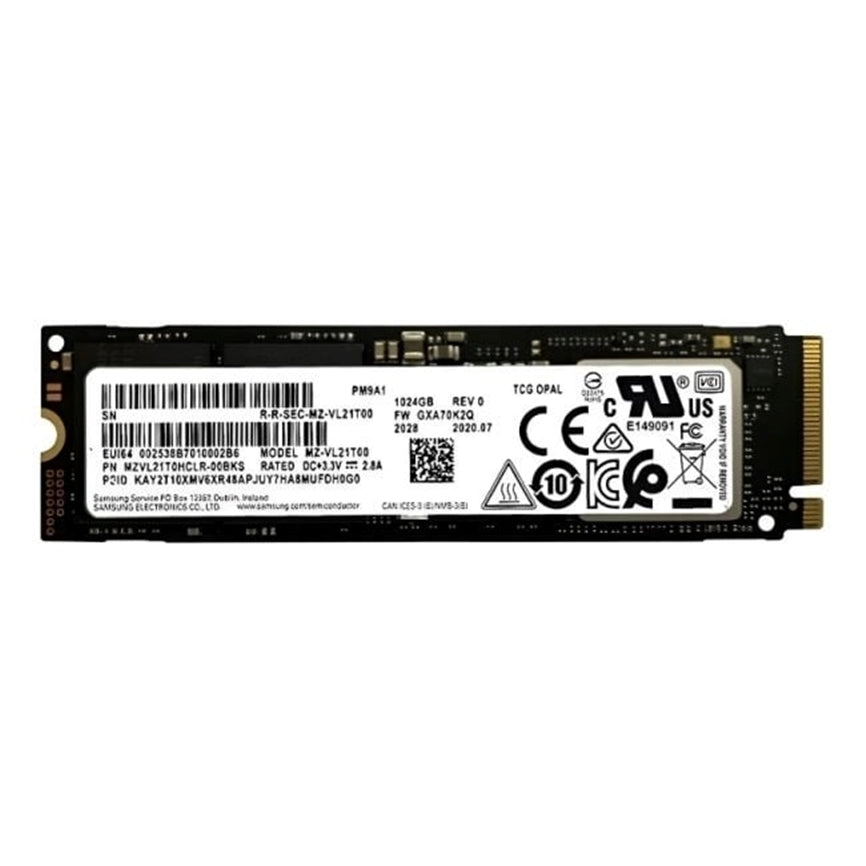 Samsung PM9A1 MZ-VL21T100 1TB PCIe 4.0 NVMe 2280 Solid State Drive (Refurbished - Excellent)