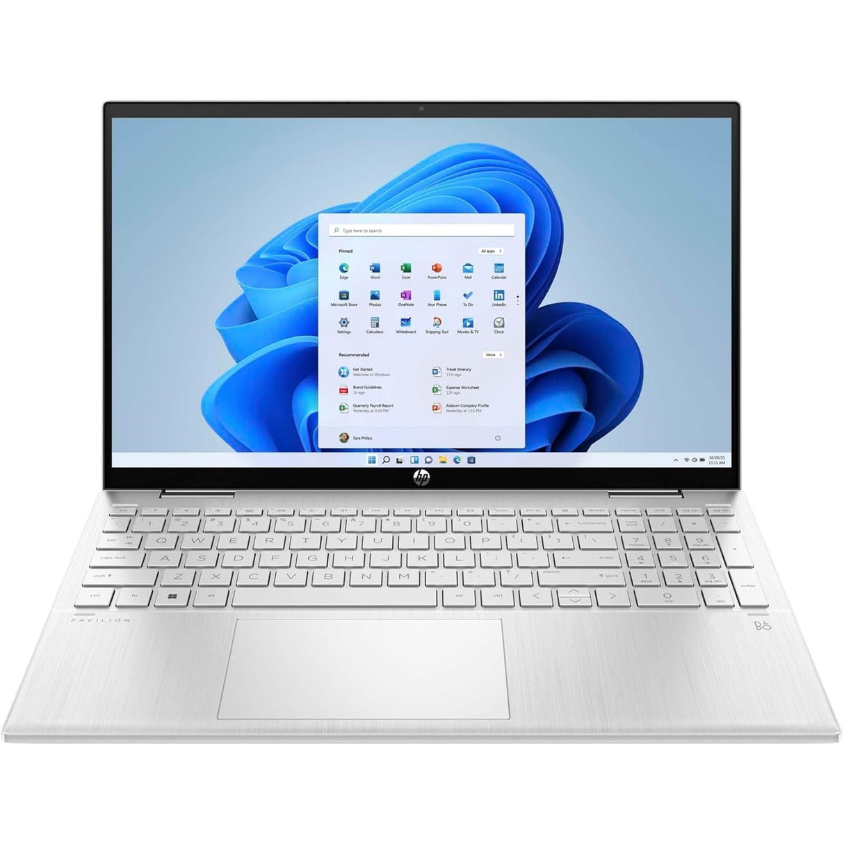 HP 15T-ER100 15.6" Touch 8GB 256GB SSD Intel Core™ I5-1235U 2.4GHz Win11H, Silver (Refurbished - Fair)