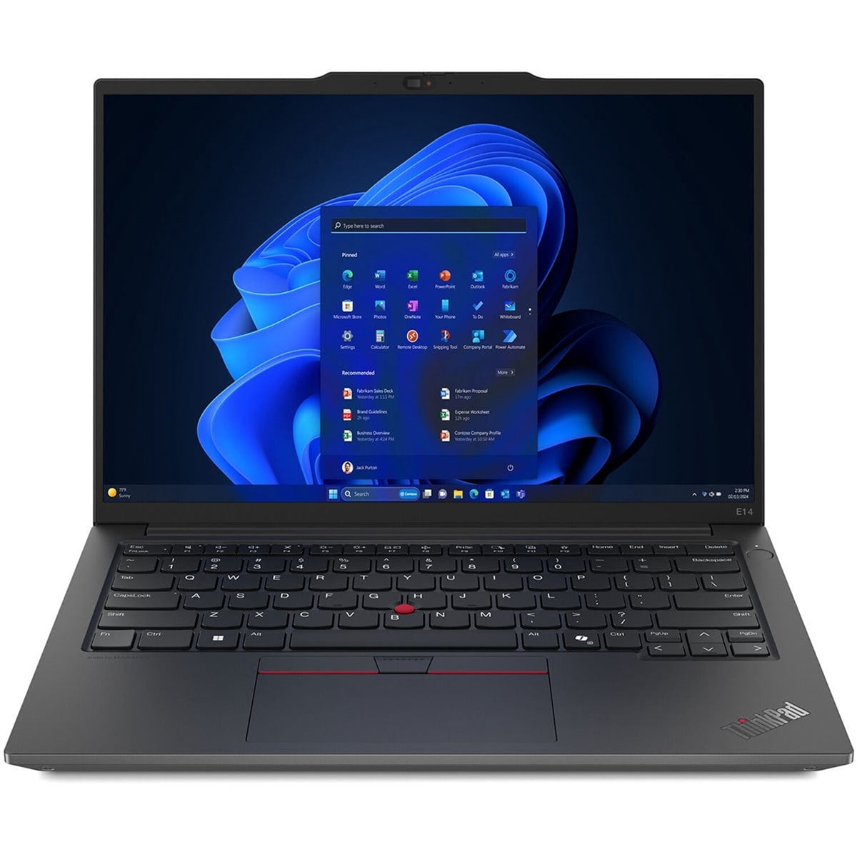 Lenovo ThinkPad E490 14" 8GB 1TB SSD Core™ i7-8565U 1.8GHz WIN11P, Black (Refurbished - Very Good)