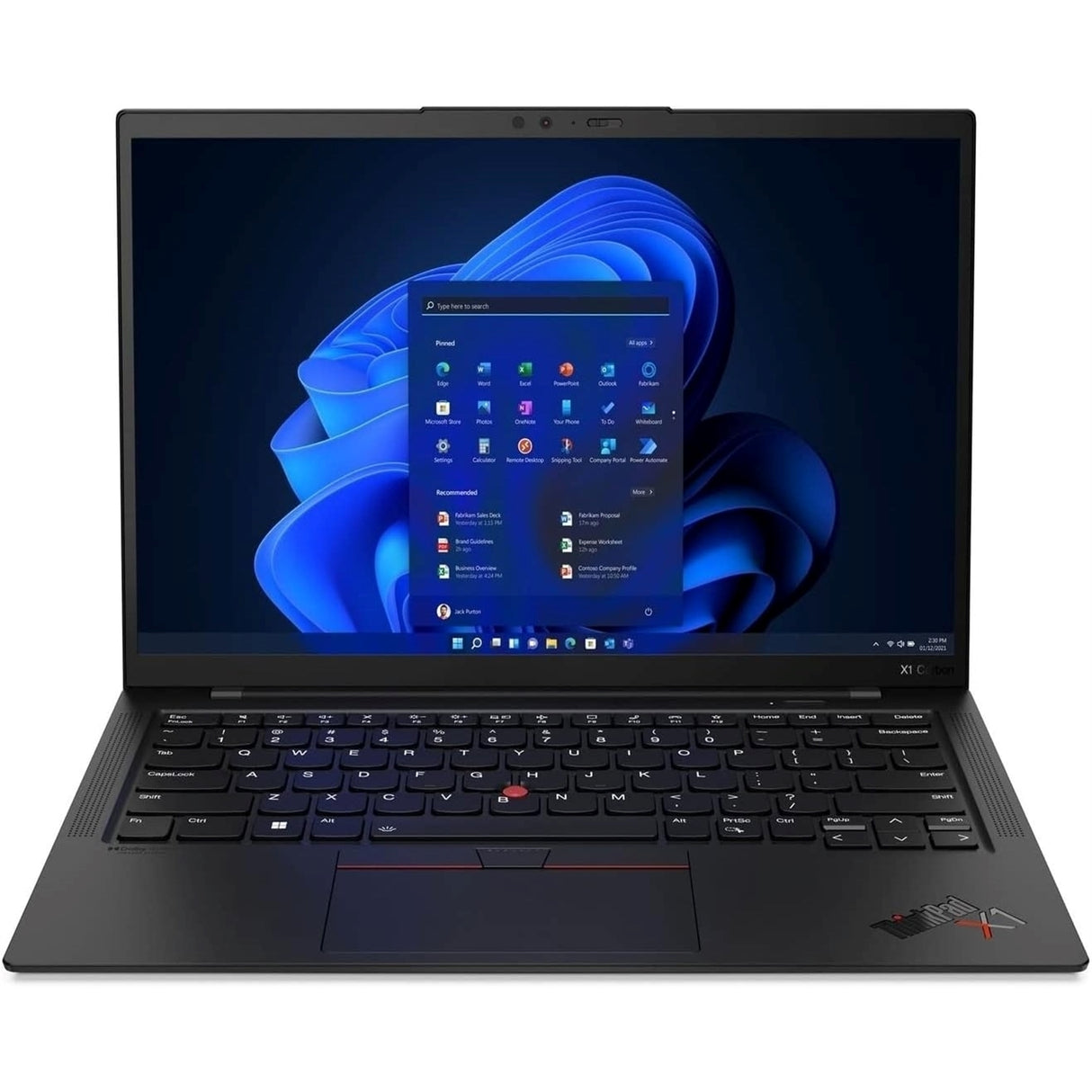 Lenovo Thinkpad X1 Carbon Gen 10 14" 16GB 512GB SSD Core™ i5-1245U 1.6GHz WIN11P, Black (Refurbished - Premium)