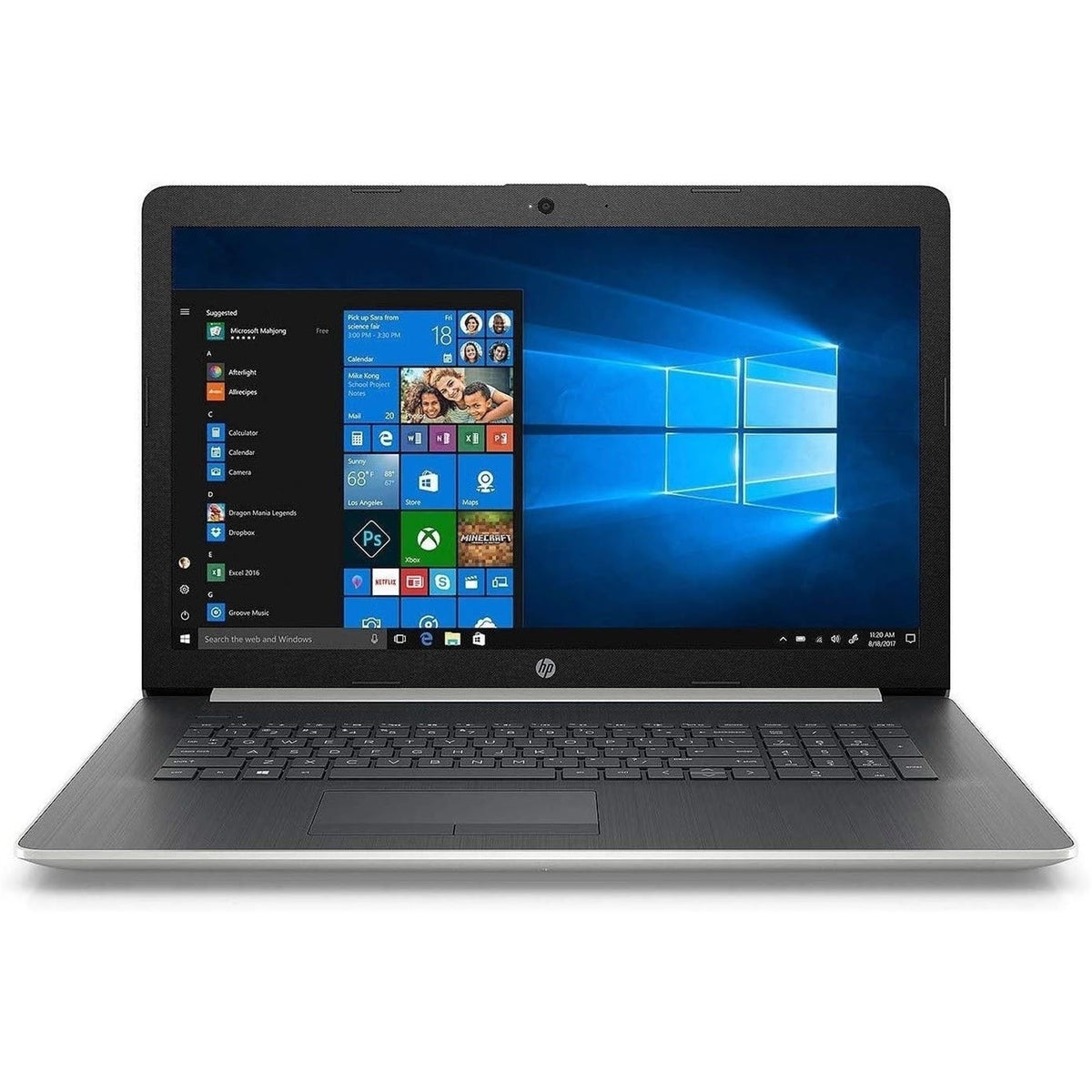 HP 17-BY3053CL 17.3" 16GB 256GB SSD Core™ i5-1035G1 1.0GHz WIN11H, Natural Silver (Refurbished - Fair)