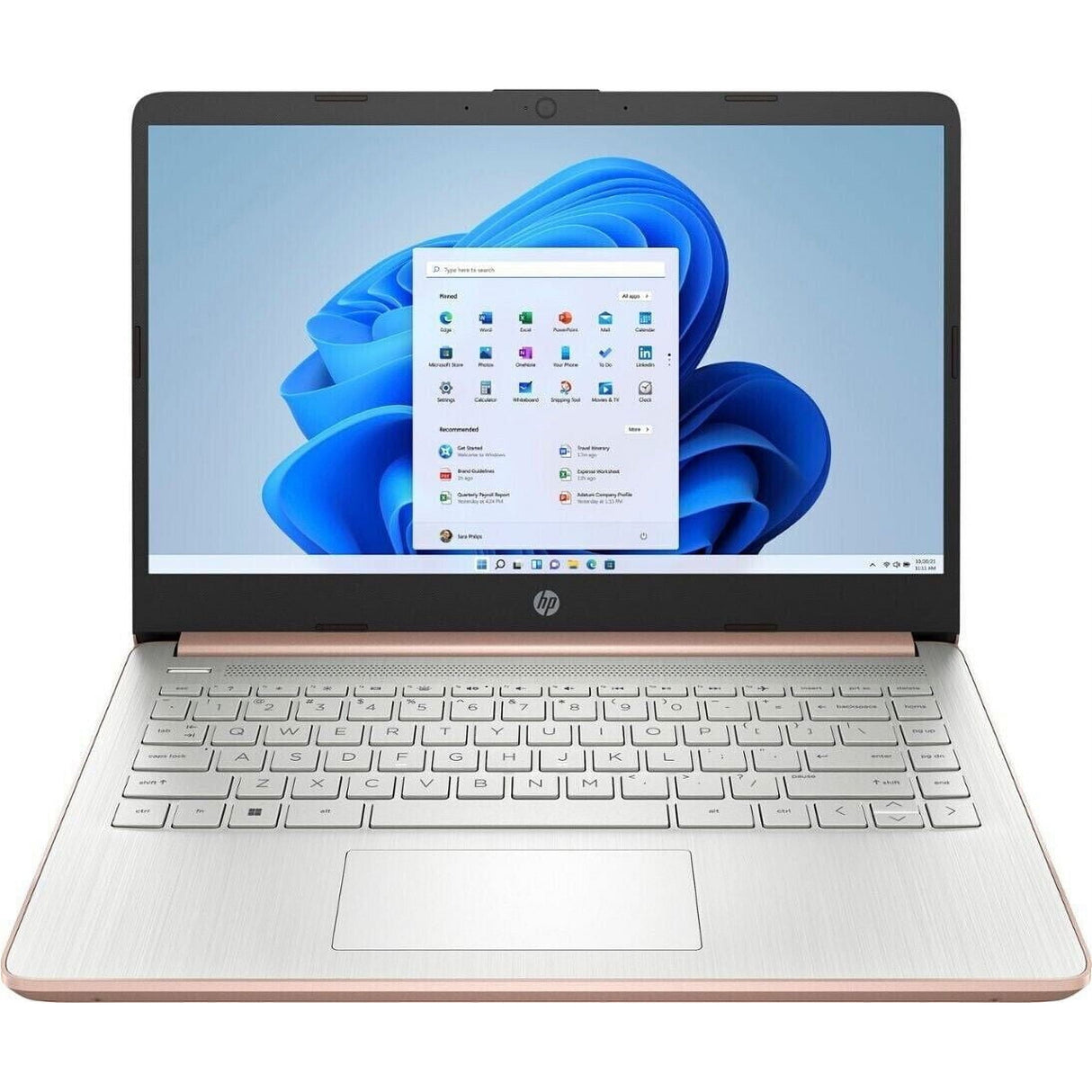 HP 14-CF0000 14" 16GB 512GB SSD Core™ i3-8130U 2.2GHz WIN11H, Pale Gold (Refurbished - Fair)