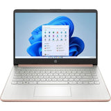 HP 14-CF0000 14" 16GB 512GB SSD Core™ i3-8130U 2.2GHz WIN11H, Pale Gold (Refurbished - Fair)