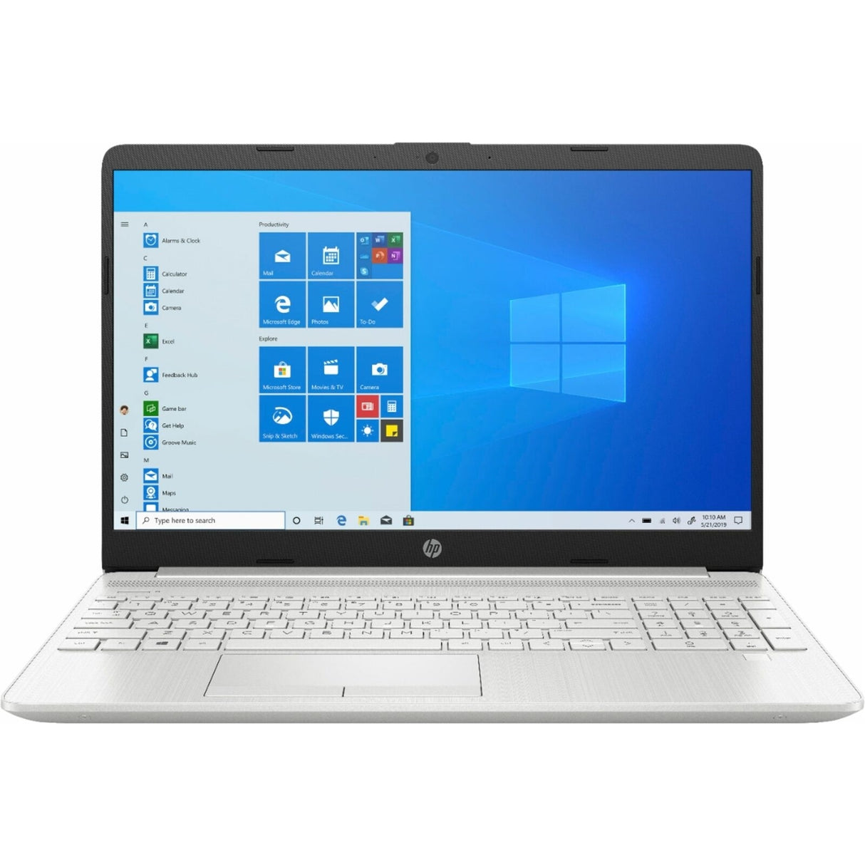 HP 15-DW3033DX 15.6" 8GB 256GB SSD Intel Core™ i3-1115G4 4.1GHz WIN11H, Natural Silver (Refurbished - Very Good)