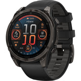 Garmin fēnix 8 Smart Watch (GPS) 47mm Carbon Gray, Titanium Case with Black/Pebble Gray (Refurbished - Excellent)