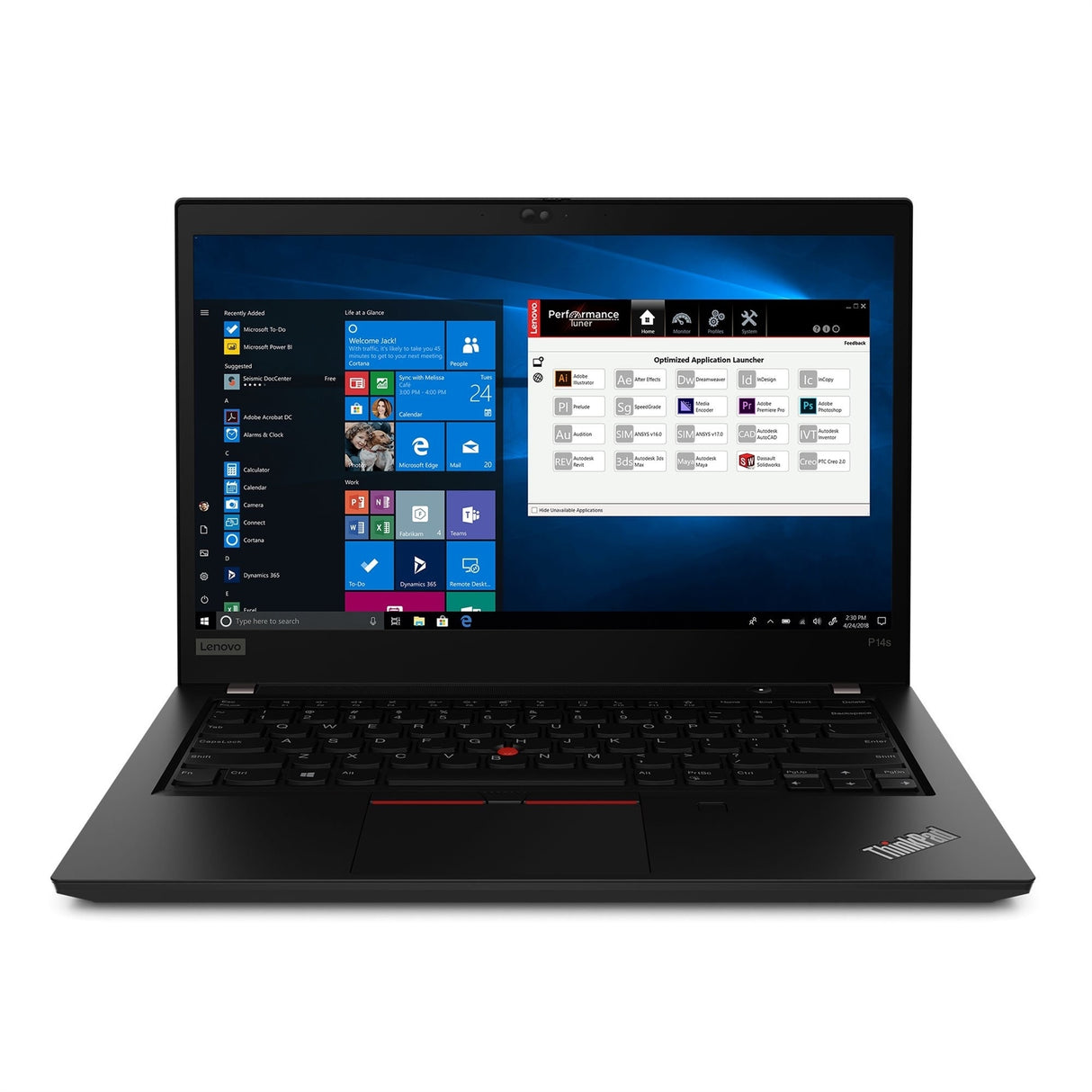 Lenovo ThinkPad P14s Gen 2 14" 16GB 512GB SSD Core™ I7-1185G7 3.0GHz WIN11P, Black (Refurbished - Excellent)