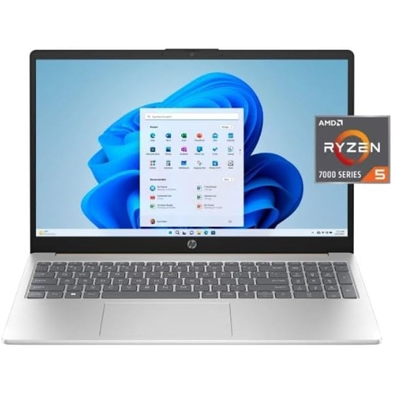 HP 15-FC0039WM 15.6" 8GB 256GB SSD AMD Ryzen™ 5 7520U 2.8GHz WIN11H, Silver (Refurbished - Fair)