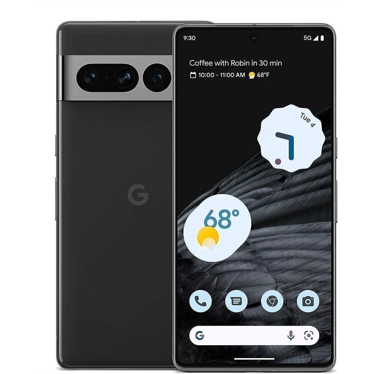 Google Pixel 7 Pro 128GB 6.7" 5G Unlocked, Obsidian (Refurbished - Fair)