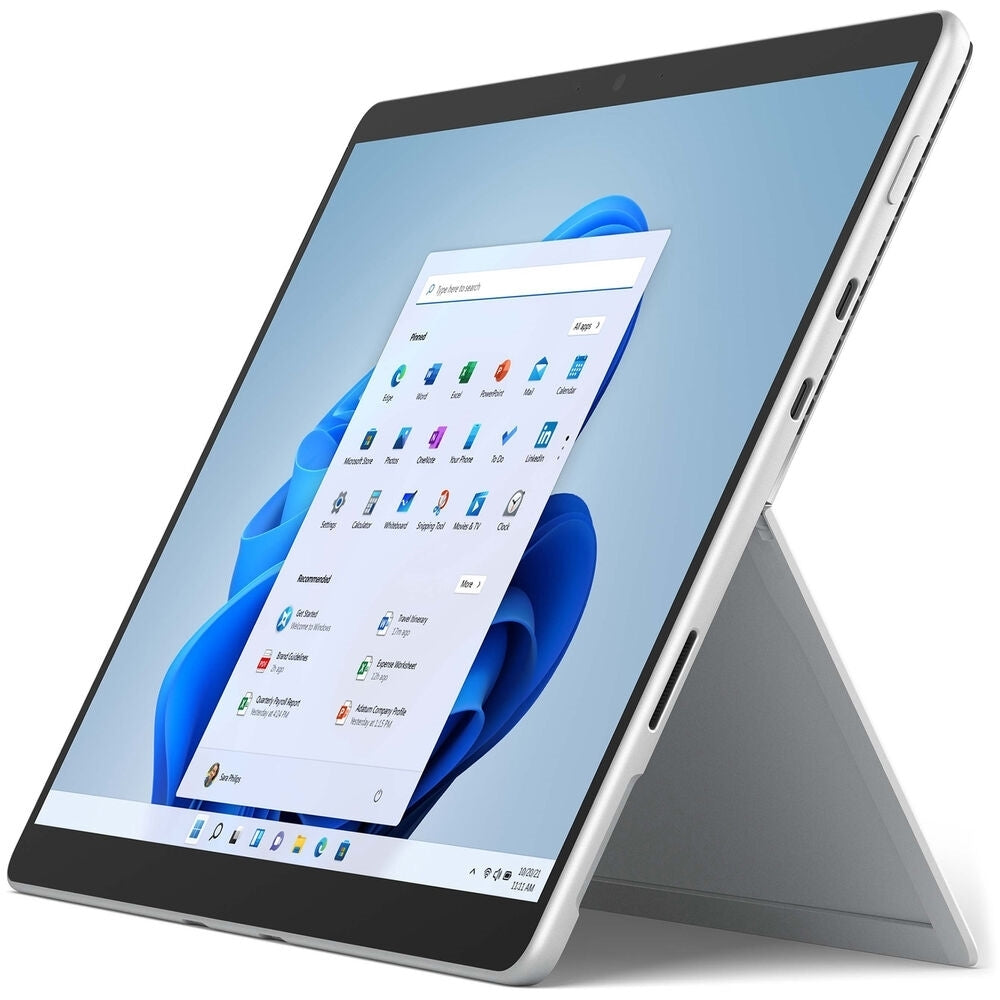 Microsoft Surface Pro 8 13" (256GB SSD, 5G Verizon, 2.60GHz) Silver (Refurbished - Very Good)
