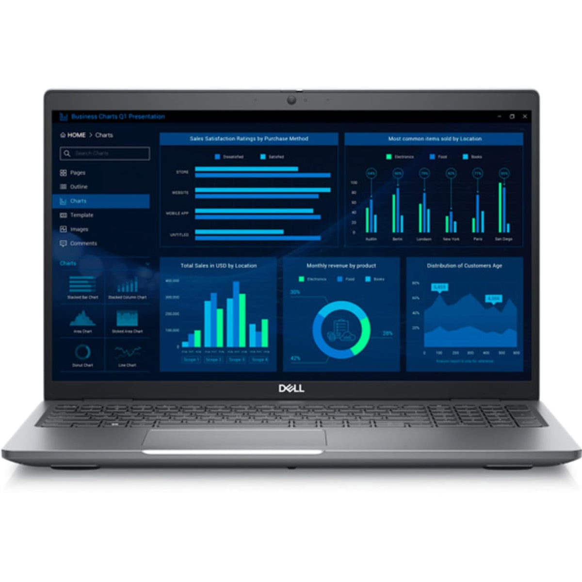 Dell Precision 3581 15.6" 32GB 512GB SSD Core™ i5-13600H 2.8GHz WIN11P, Titan Gray (Refurbished - Very Good)
