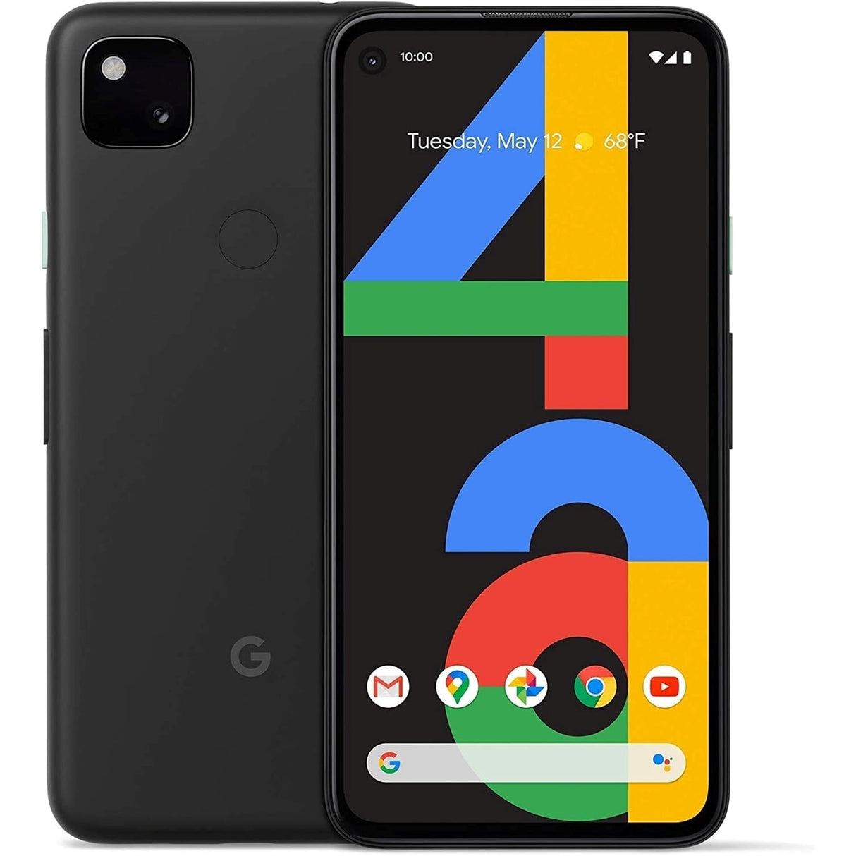 Google Pixel 4a 128GB 5.81" 4G LTE Unlocked, Just Black (Refurbished - Premium)