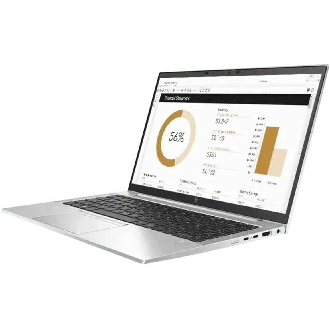 HP Elitebook 840 G8 14" Touch 16GB 512GB SSD Core™ i5-1145G7 2.6GHz WIN11P, Glacier Silver (Refurbished - Very Good)