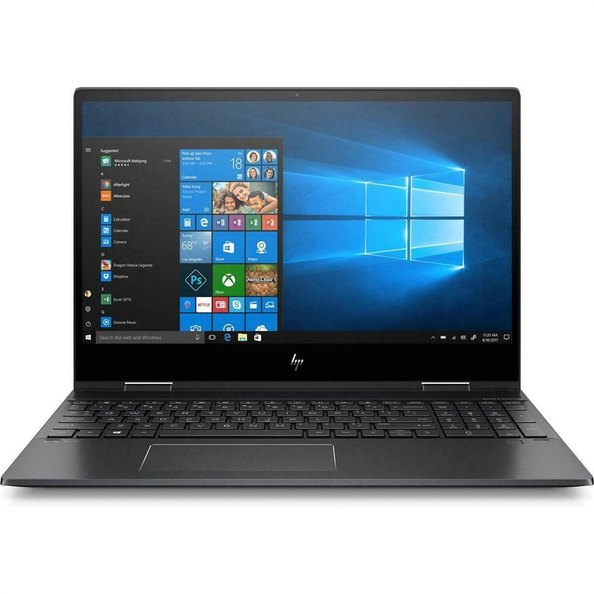 HP ENVY x360 15-DS1063CL 15.6" Touch 16GB 256GB SSD AMD Ryzen™ 5 4500U 2.3GHz, Nightfall Black (Refurbished - Fair)