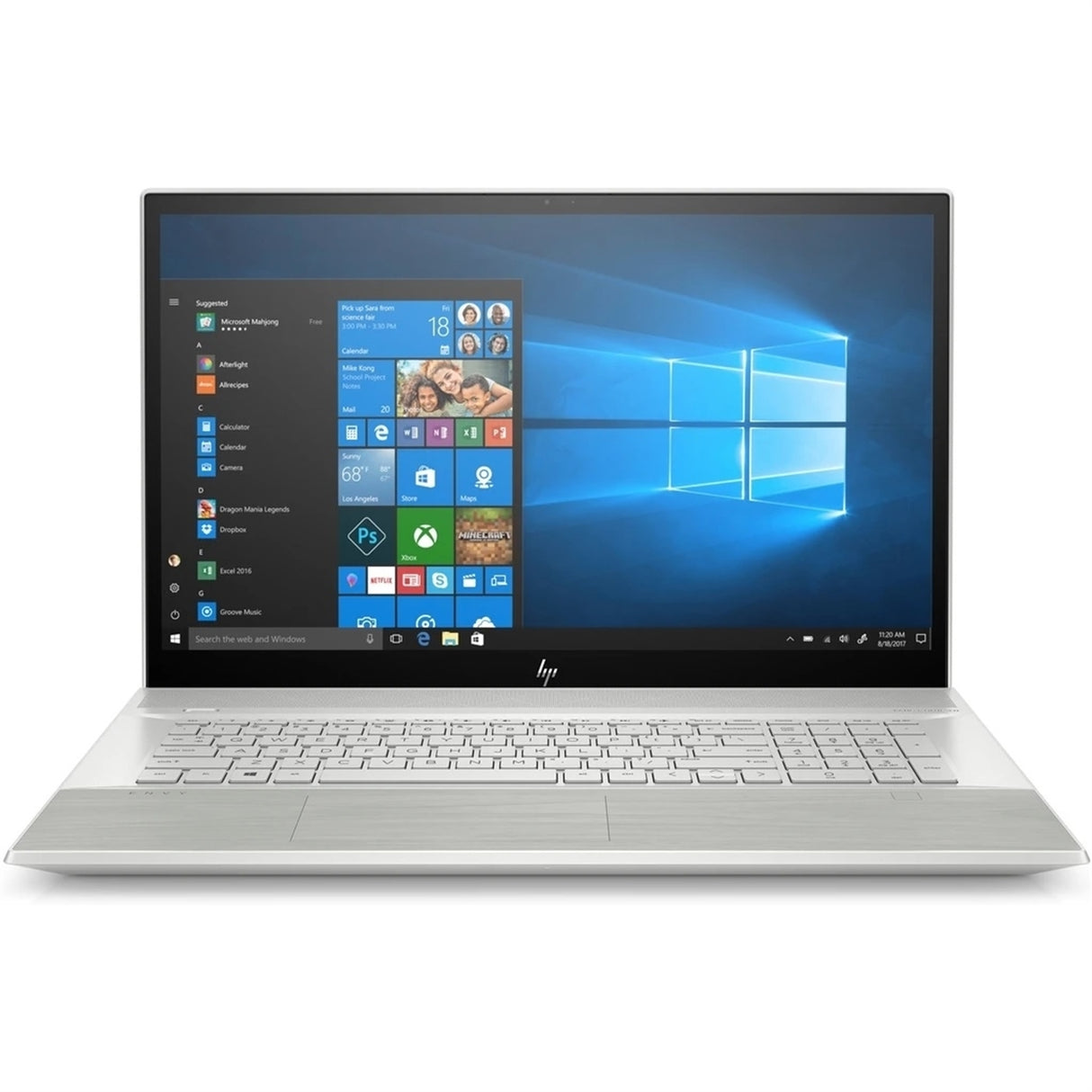 HP Envy 17 17.3" 16GB 256GB SSD Core™ i7-10510U 1.8GHz WIN11P, Silver (Refurbished - Excellent)
