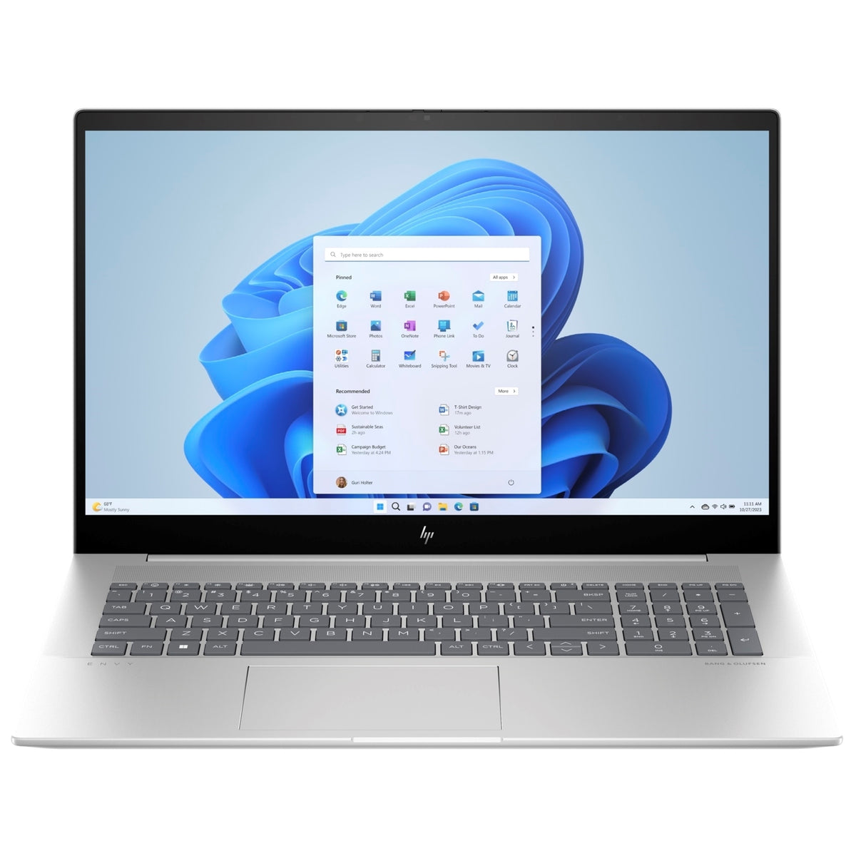 HP 17-CW0000 17.3" 16GB 512GB SSD Core™ i7-13700H 3.7GHz WIN11H, Natural Silver (Refurbished - Very Good)