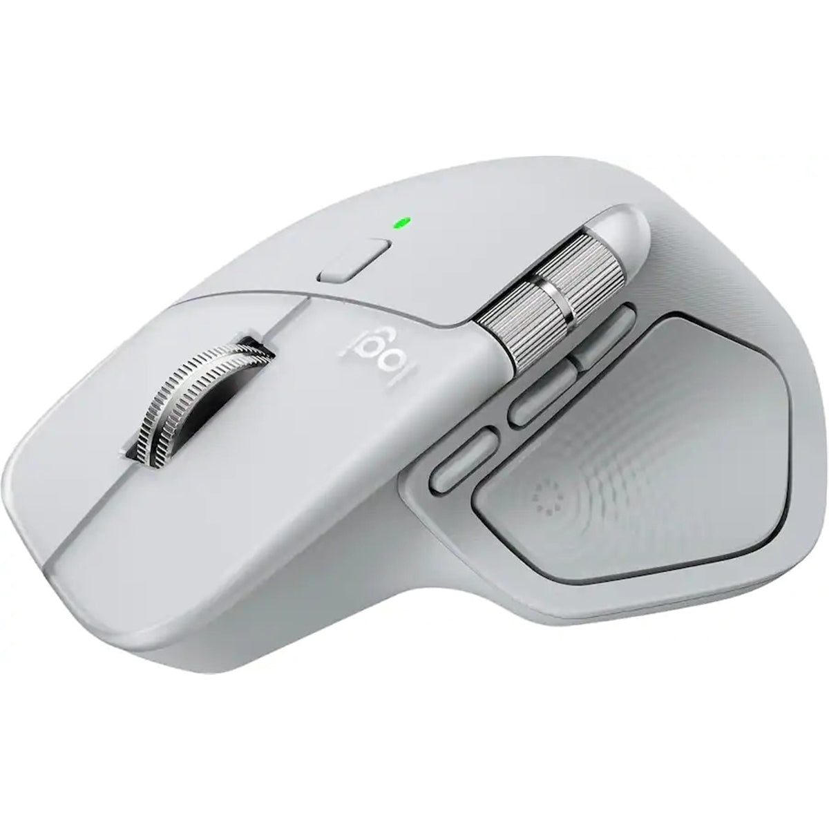 Logitech - MX Master 4 for Mac - Wireless Laser Ergonomic Mouse - White Silver (New)