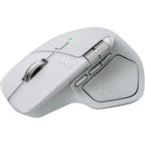 Logitech - MX Master 4 for Mac - Wireless Laser Ergonomic Mouse - White Silver (New)