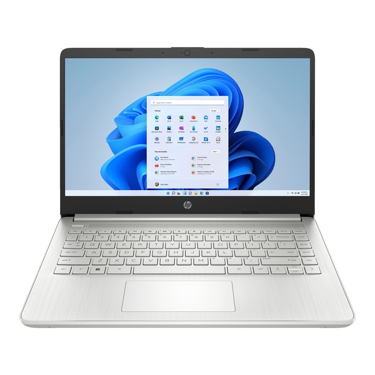 HP 14T-DQ200 14" 8GB 512GB SSD Intel Core™ i3-1115G4 2.1GHz Win11P, Natural Silver (Refurbished - Fair)