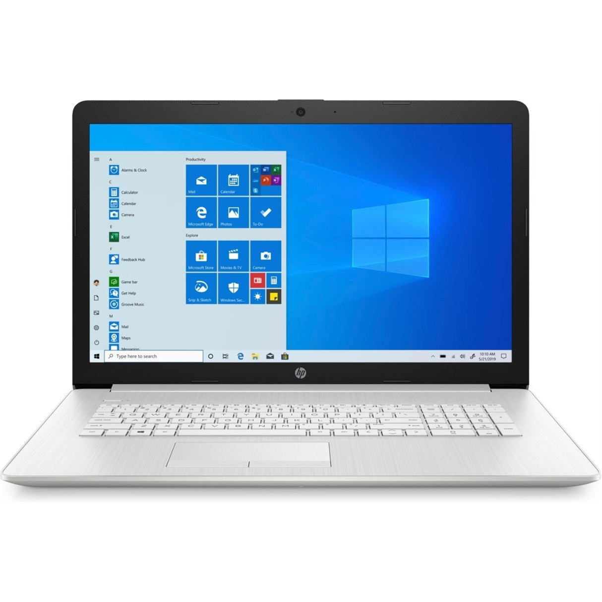 HP 17-BY4633DX 17.3" 8GB 256GB SSD Core™ i5-1135G7 2.4GHz WIN11H, Natural Silver (Refurbished - Very Good)