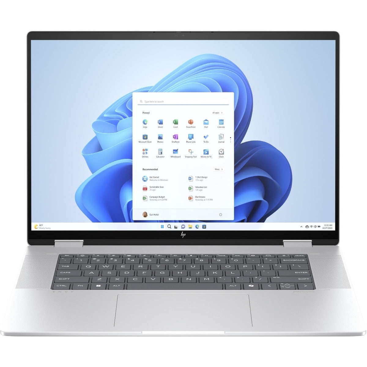 HP Envy X360 16-AC0023DX 16" 16GB 1TB SSD Core™ Ultra 7 155U 1.7GHz WIN11H, Natural Silver (Refurbished - Fair)