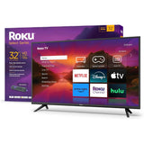 Roku - 32” Class Select Series HD Smart RokuTV, 32R2B5, Black (New, Open Box)