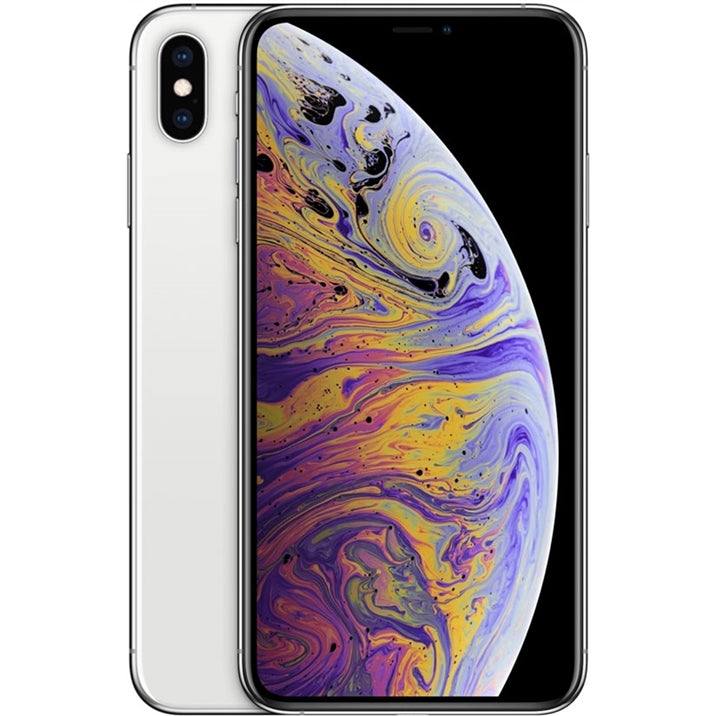 Apple iPhone XS Max 64GB - Unlocked - Silver (Refurbished - Fair)