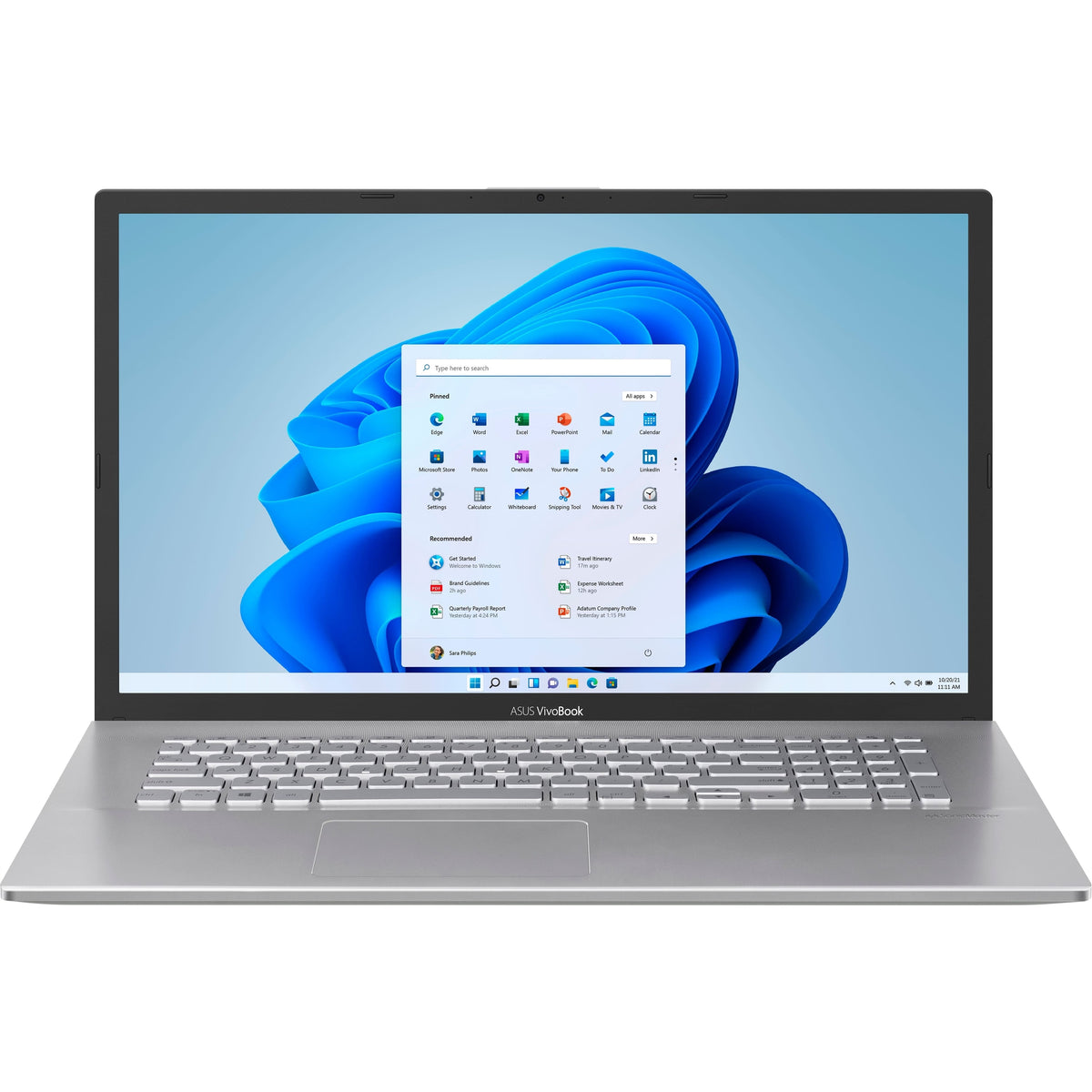 Asus Vivobook 17 X712JA 17.3" 16GB 512GB SSD Core™ i5-1035G1 1.0GHz WIN11H, Transparent Silver (Refurbished - Fair)
