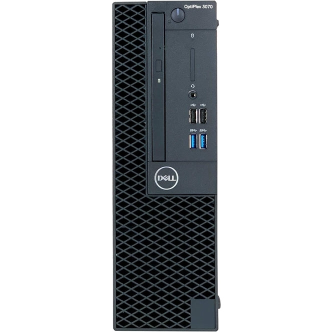Dell Optiplex 3070 SFF (8GB, 256GB, i5-9500 3GHz) Win11P, Black (Refurbished - Excellent)