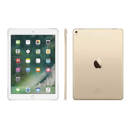 Apple iPad Pro A1674 9.7" Tablet 128GB WiFi + 4G LTE Fully Unlocked, Gold (Refurbished - Very Good)