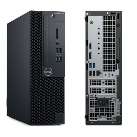 Dell Optiplex 3070 SFF 16GB 512GB SSD Core™ i5-9500 3.0GHz Win11P, Black (Refurbished - Very Good)