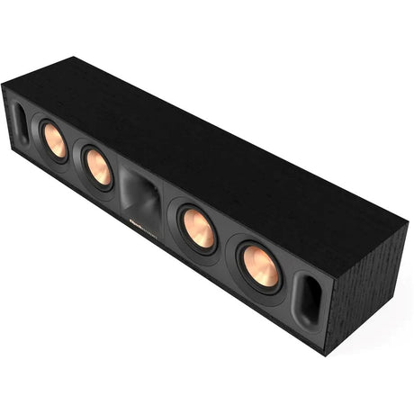Klipsch - Next Gen Reference Series Quad 3-1/2" 400-Watt Passive 2-Way Center-Channel Speaker Black (New, Open Box)