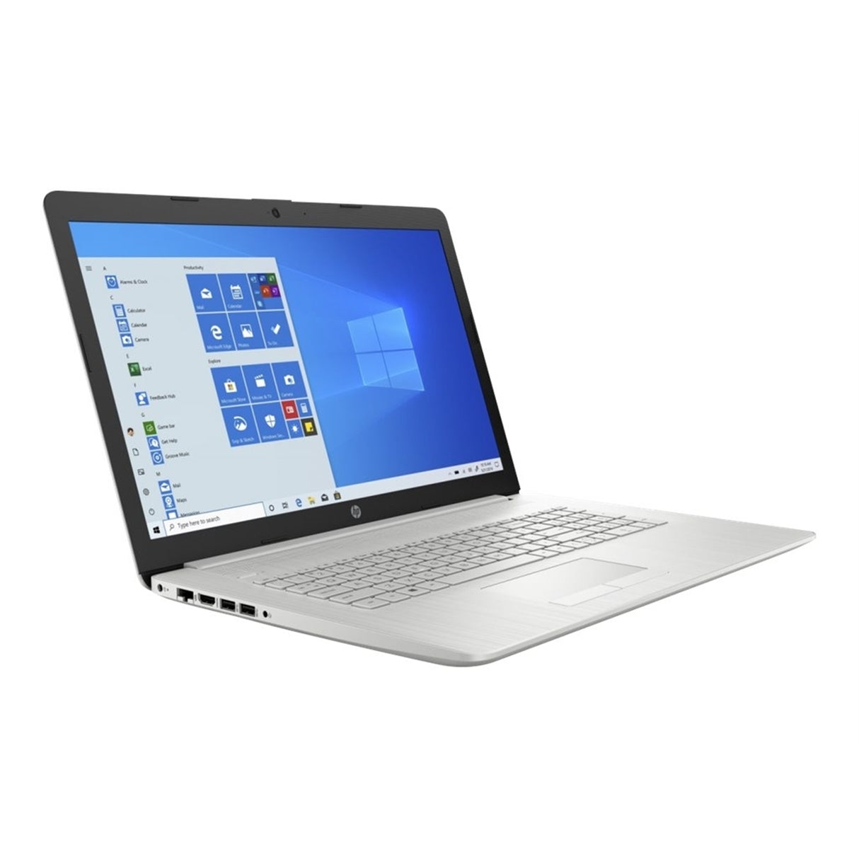 HP 17-BY3063ST 17.3" 8GB 256GB SSD Intel Core i3-1005G1 X2 1.2GHz Win11H, Natural Silver (Refurbished - Fair)