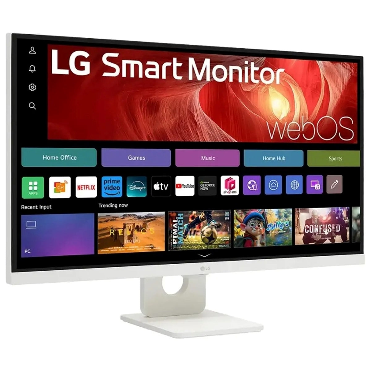 LG - 27" IPS UHD 60Hz 5ms Smart Monitor with HDR10 (HDMI, USB-C) - White (New, Open Box)
