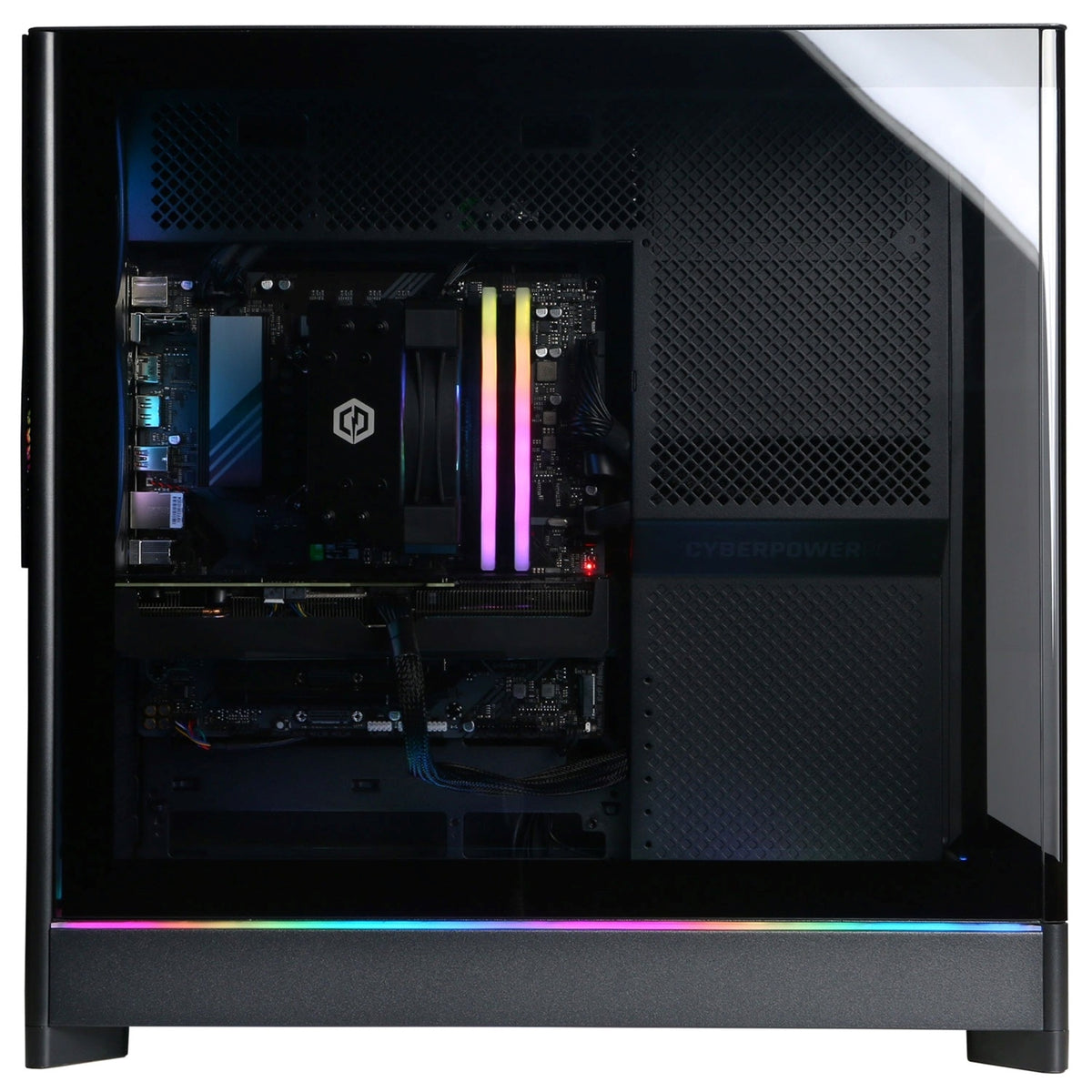 CyberPowerPC Play Ready (32GB, 2TB SSD, i7-14700F, RTX 5070) Win11P, Black (Refurbished - Excellent)