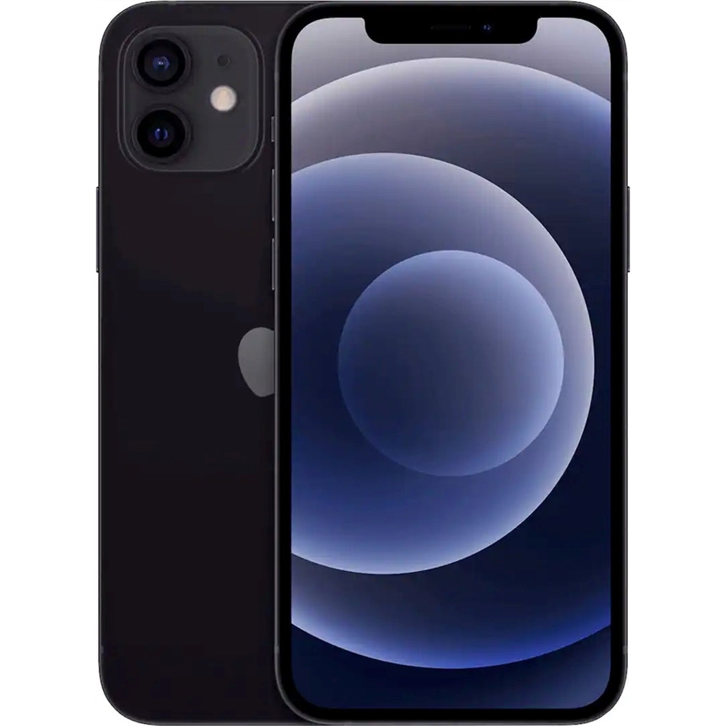 Apple iPhone 12 64GB 6.1" 5G TracFone, Black (Refurbished - Premium)