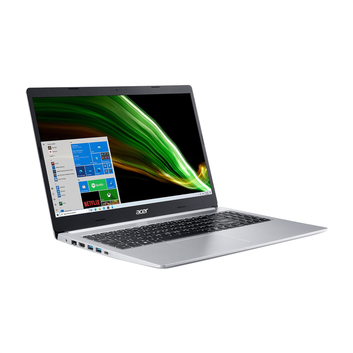Acer Aspire 5 A515-45-R2B5 15.6" 16GB 512GB SSD AMD Ryzen™ 5 5500U 2.10GHz Win11H, Silver (Refurbished - Fair)