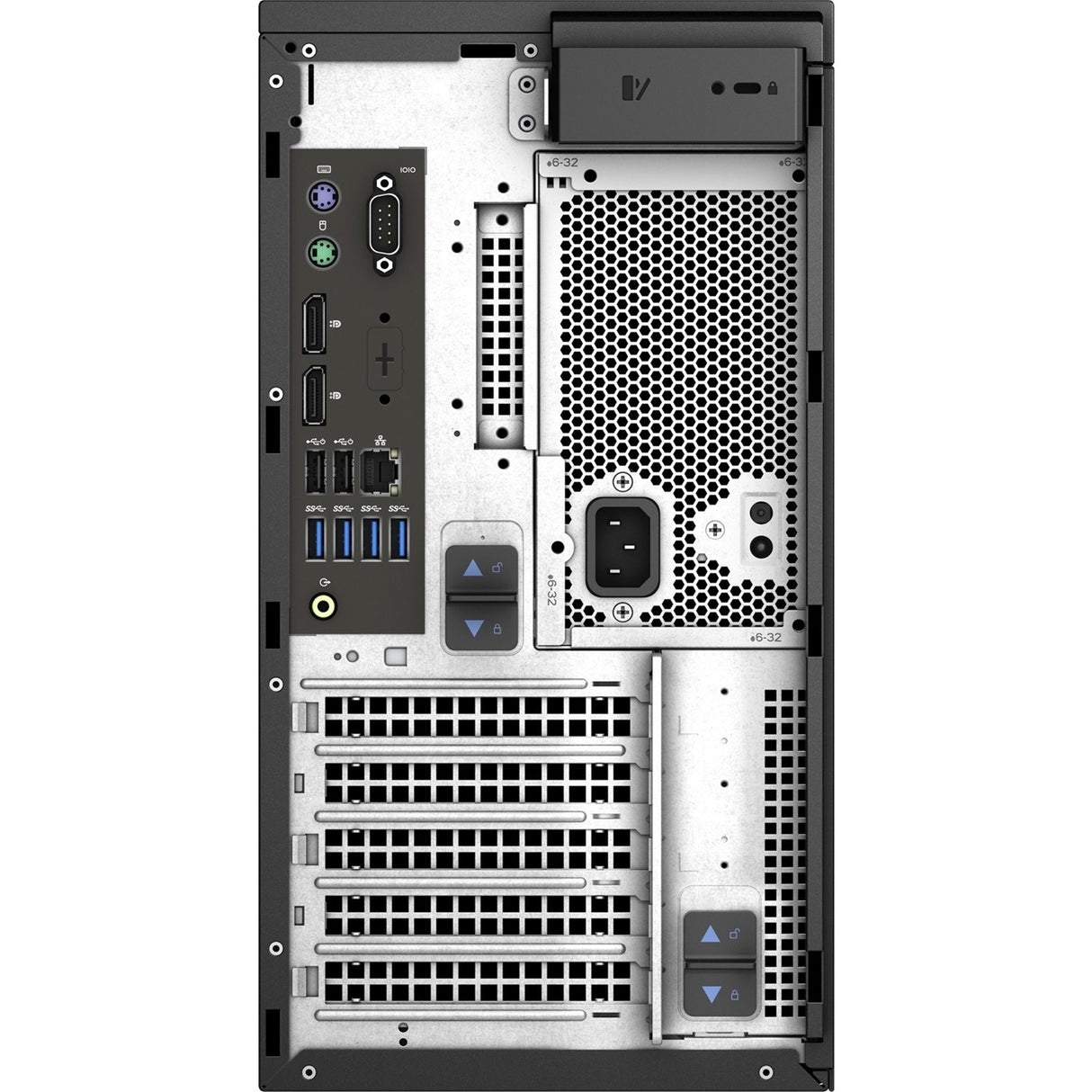 Dell Precision 3630 Tower (16GB, 256GB SSD, Xeon E-2146G 3.50GHz) Win11P, Black (Refurbished - Fair)
