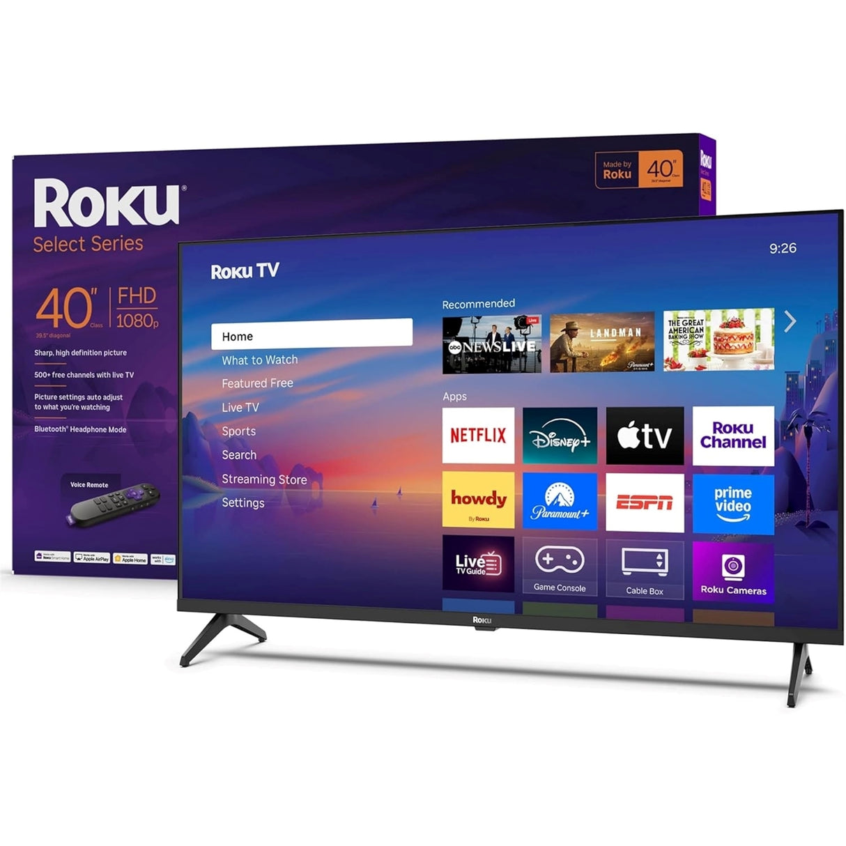 Roku - 40" Class Select Series Full HD (1080p) LED Smart RokuTV (Refurbished - Premium)