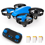 Snaptain - SP350 Mini Drone for kids and Beginners with Remote Controller - Blue (Refurbished - Excellent)
